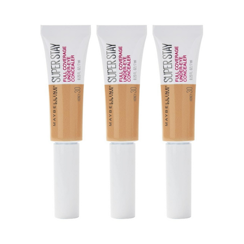 3 x Maybelline SuperStay Full Coverage Under Eye Concealer 6mL - 30 Honey