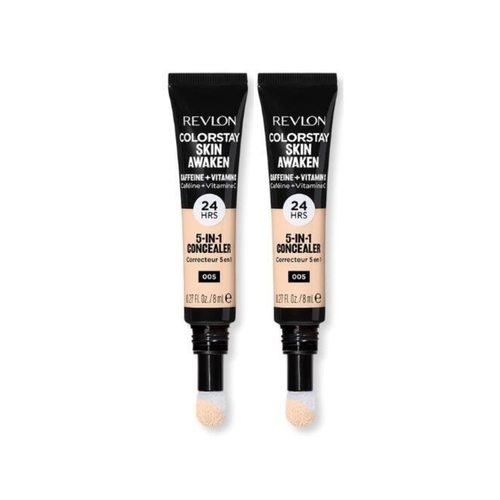 2 x Revlon ColorStay Skin Awaken 5-in-1 Concealer 8mL - 005 Fair