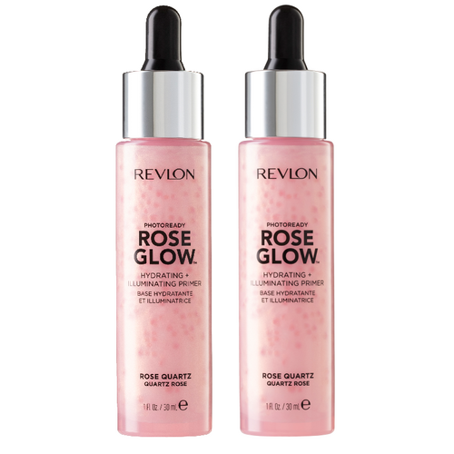 2 x Revlon PhotoReady Rose Glow Hydrating and Illuminating Primer 30mL - Rose Quartz