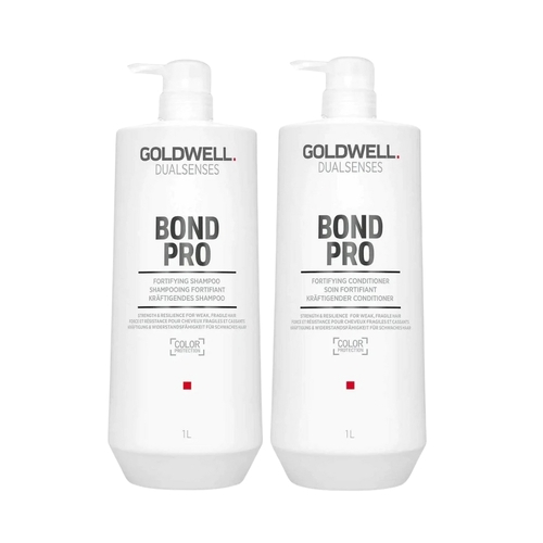 Goldwell Dualsenses Bond Pro Fortifying Shampoo & Conditioner 1 Litre Duo