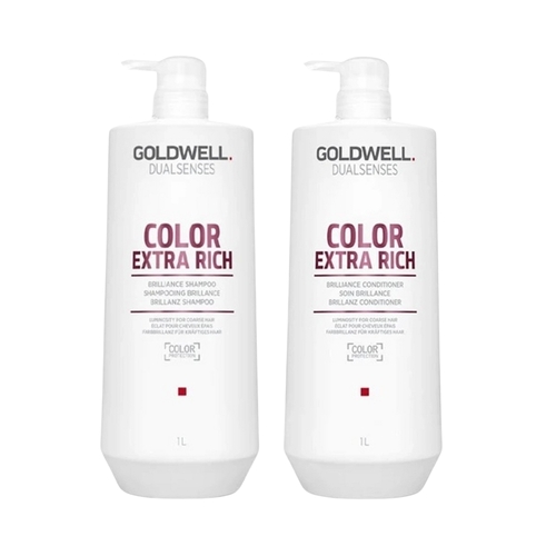 Goldwell Dualsenses Color Extra Rich Brilliance Shampoo & Conditioner 1 Litre Duo