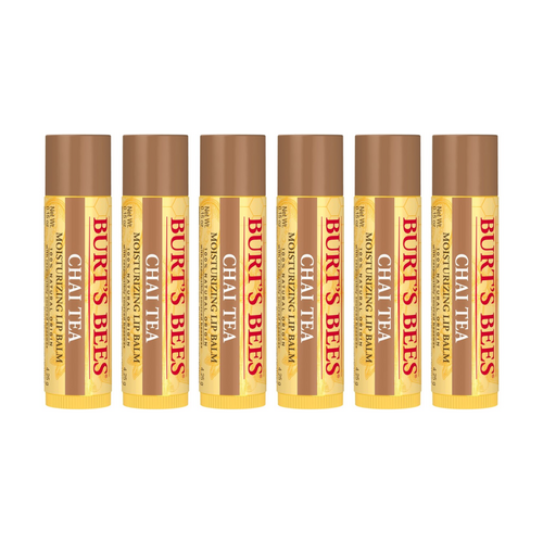 6 x Burt's Bees Chai Tea Lip Balm 4.25g