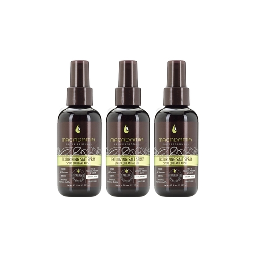 3 x Macadamia Professional Texturizing Salt Spray 125mL