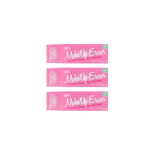 3 x The Original Makeup Eraser Cloth Original Pink Mini