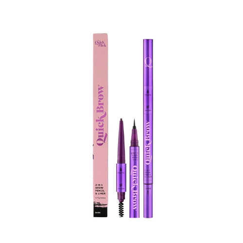 Quick Brow 2 in 1 Brow Pencil and Liner 0.77g - Dark
