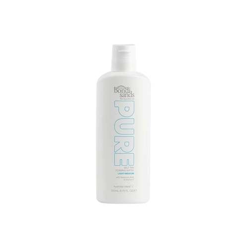 Bondi Sands Pure Self Tan Foaming Water 200mL - Light/Medium