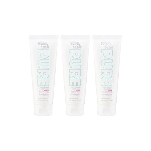 3 x Bondi Sands Pure Self Tanning Sleep Mask Renew 75mL