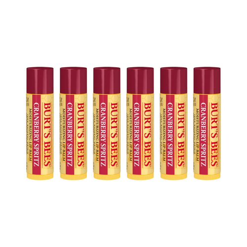 6 x Burt's Bees Cranberry Spritz Lip Balm 4.25g