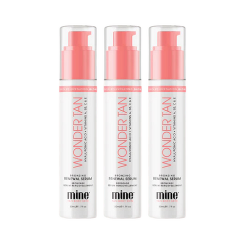 3 x MineTan Wonder Tan Bronzing Renewal Serum 59mL