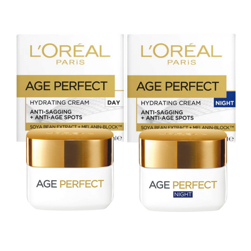 L'Oreal Paris Age Perfect Hydrating Day & Night Cream 50mL Duo