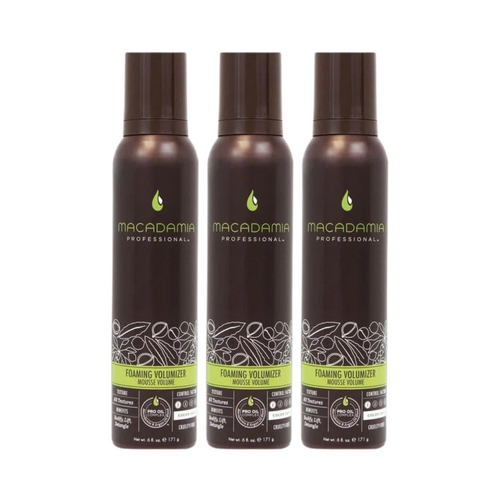 3 x Macadamia Professional Foaming Volumizer 171g