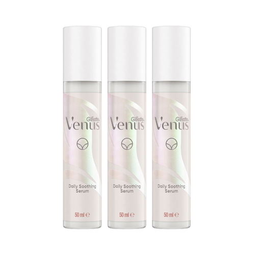 3 x Gillette Venus Soothing Serum for Pubic Hair & Skin 50mL