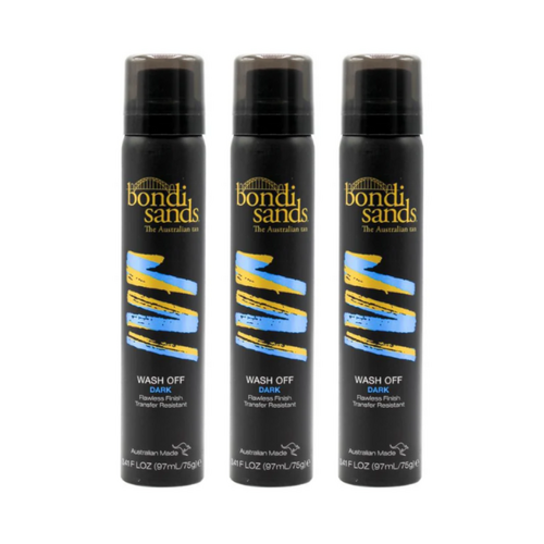 3 x Bondi Sands Wash Off Instant Tan Dark 97mL