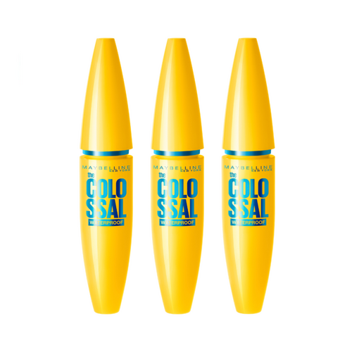3 x Maybelline The Colossal Volume Express Waterproof Mascara 10.7mL - 01 Black