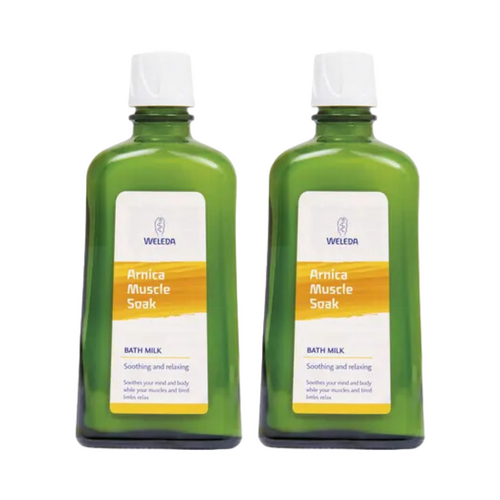 2 x Weleda Arnica Muscle Soak Bath Milk 200mL