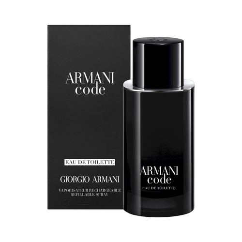 Giorgio Armani Code Homme 75mL Refillable Eau De Toilette Fragrance Spray