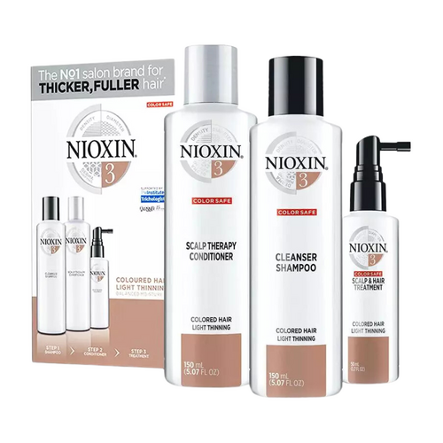 Nioxin System 3 Trial Kit - Colored Hair With Light Thinning