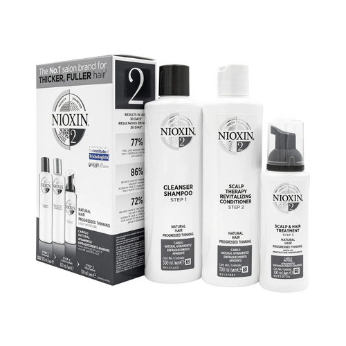 Nioxin System 2 Full Size Kit - Natural Hair With Progressed Thinning