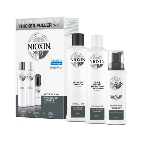 Nioxin System 2 Trial Kit - Natural Hair With Progressed Thinning