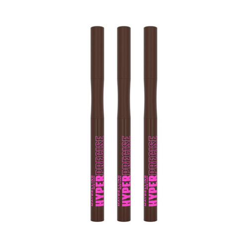 3 x Maybelline Hyper Precise All Day Liquid Liner 1mL - 710 Forest Brown