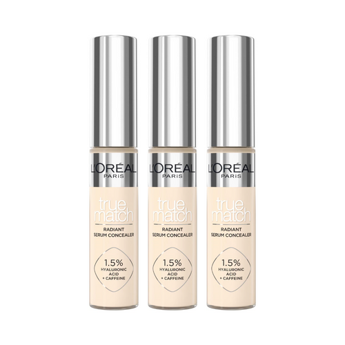 3 x L'Oreal Paris True Match Radiant Serum Concealer 11mL - 1N