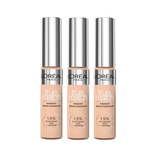 3 x L'Oreal Paris True Match Radiant Serum Concealer 11mL - 4N