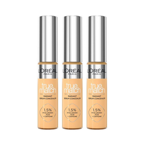 3 x L'Oreal Paris True Match Radiant Serum Concealer 11mL - 6N