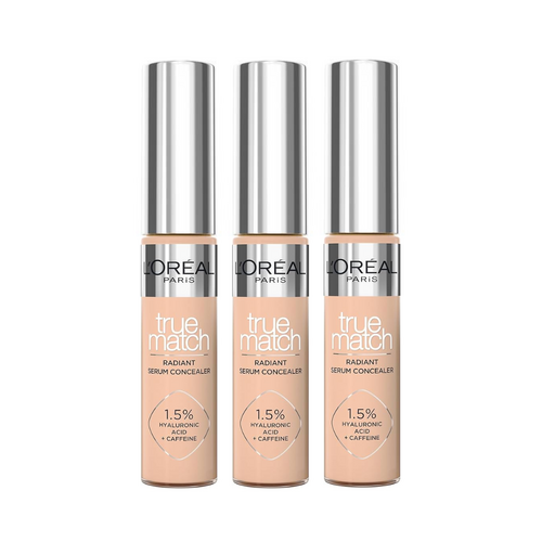3 x L'Oreal Paris True Match Radiant Serum Concealer 11mL - 7N