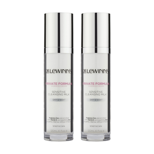 2 x Dr LeWinn's Day & Night Sensitive Cleansing Milk 120mL