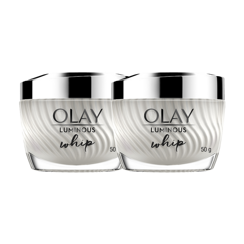 2 x Olay Luminous Whip Moisturiser 50g