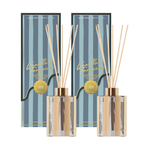 2 x The Aromatherapy Co. Vanilla & Tangerine Festive Diffuser 100mL