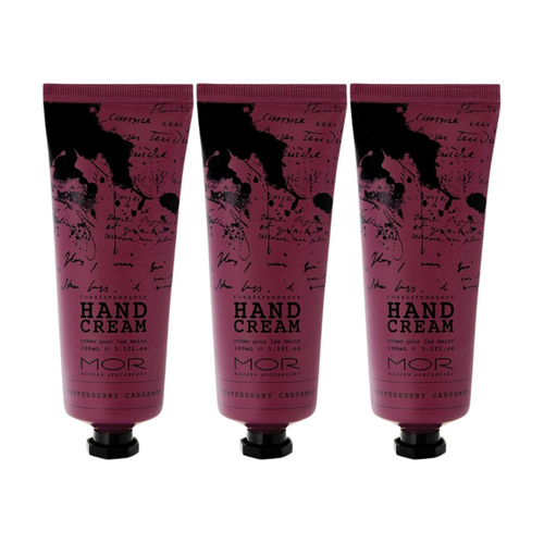 3 x MOR Boutique Correspondence Hand Cream 100mL - Pepperberry Cardamom