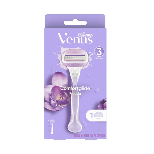 Gillette Venus Comfortglide Freesia Razor + 1 Refill Blade