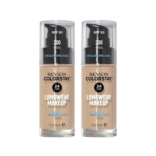2 x Revlon ColorStay Makeup for Normal/Dry Skin 30mL - 200 Nude